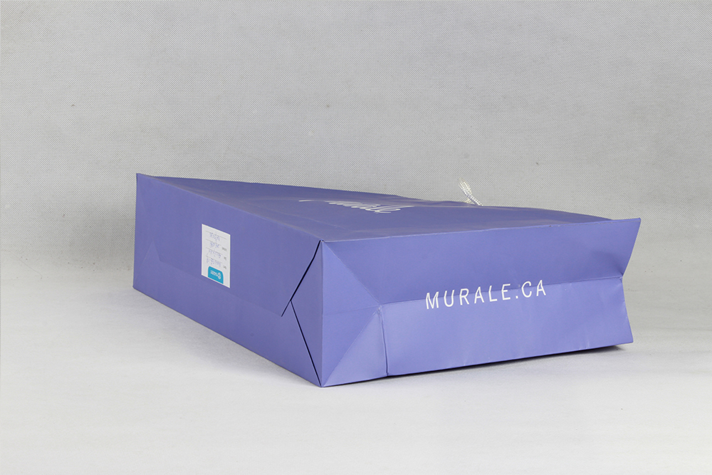 時(shí)尚簡約型禮品白卡紙袋 Murale